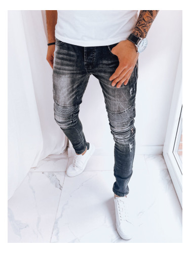 Spodnie męskie jeansowe czarne Dstreet
