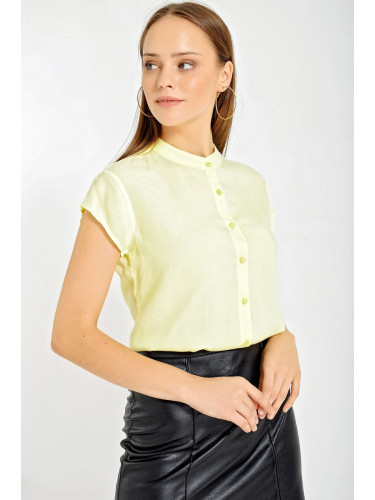 Bigdart 3711 Half Sleeve Shirt - Yellow