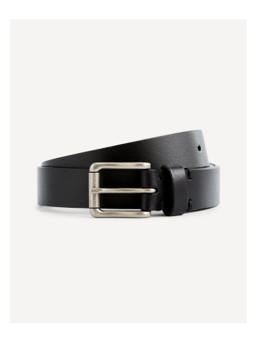 Black men's leather belt Celio Visual