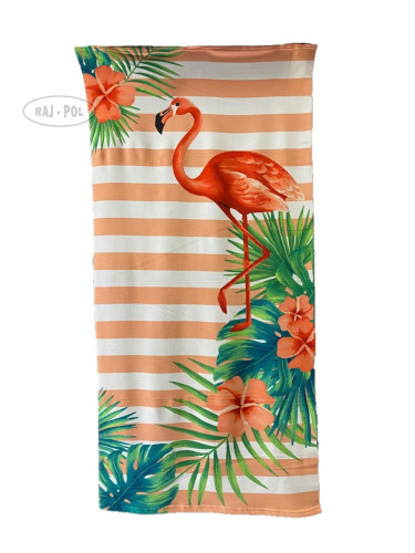 Raj-Pol Unisex's Towel Red Flamingo
