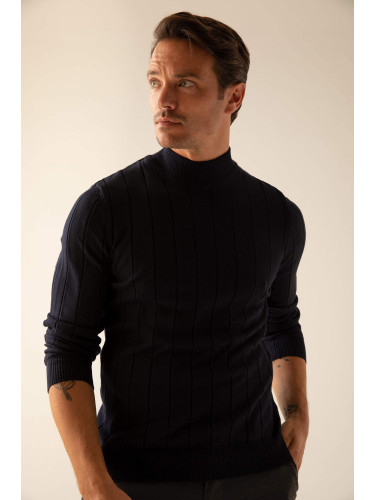 DEFACTO Slim Fit Half Turtleneck Pullover