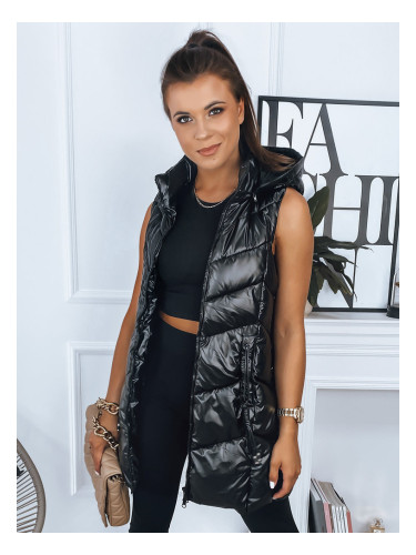 Дамска жилетка MADANA черна Dstreet