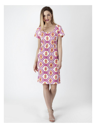 PERSO Woman's Women's pencil shape dress with short sleeves