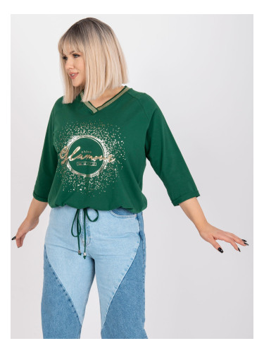 Blouse-RV-BZ-7578.66-dark green