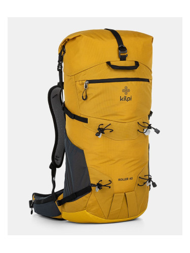 Mustard unisex sports backpack Kilpi ROLLER
