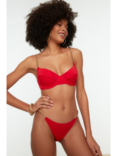 Дамско долнище на бански  Trendyol Chain detailed