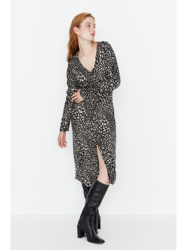 Trendyol многоцветен шарени риза рокля