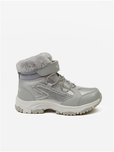 Girls' insulated winter ankle boots in silver SAM 73 Diss
