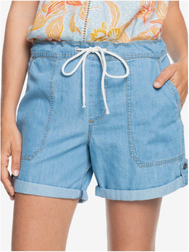 Blue Women's Denim Shorts Roxy Milady Beach - Women