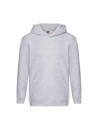 Szara bluza dziecięca Hooded Sweat Fruit of the Loom