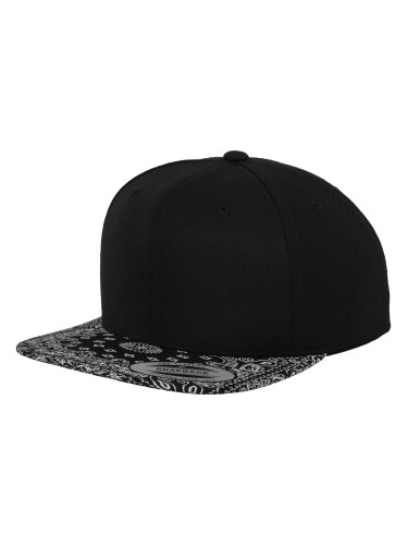 Bandana Snapback black/paisley