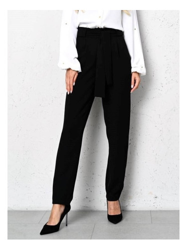 Black elegant pants with Lalous binding