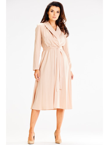 Awama Woman's Dress A604 Beige