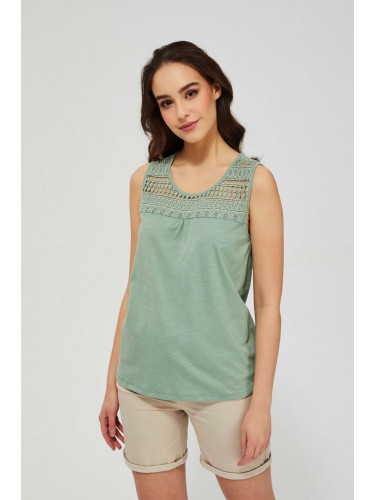 Top with openwork decoration - olive