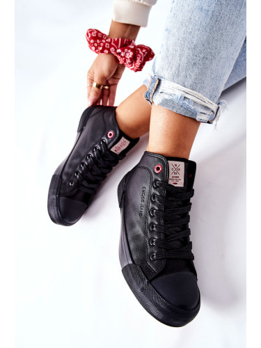 Дамски високи маратонки Cross Jeans