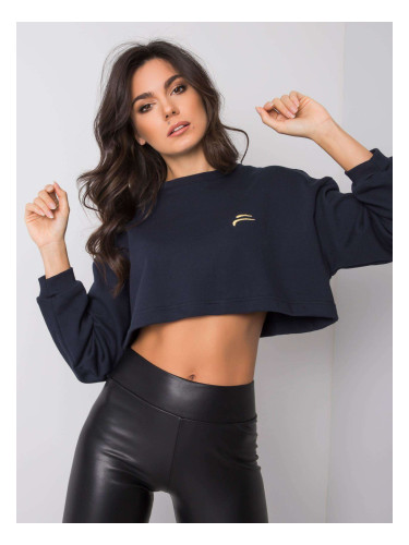 Dark blue sweatshirt Lily FOR FITNESS