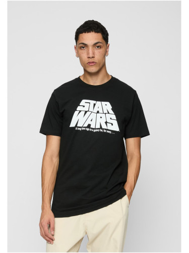 Black T-shirt with original Star Wars logo