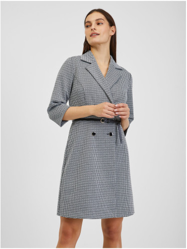 Orsay White-Black Women's Patterned Dress - Women's