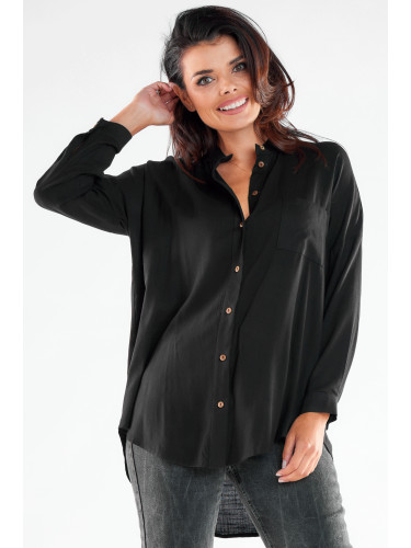 Awama Woman's Shirt A525 Black