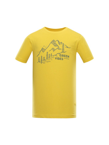 Мъжка тениска, изработена от органичен памук ALPINE PRO NATUR sulphur variant pa