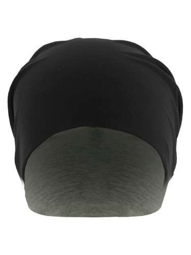 Jersey cap reversible blk/grey