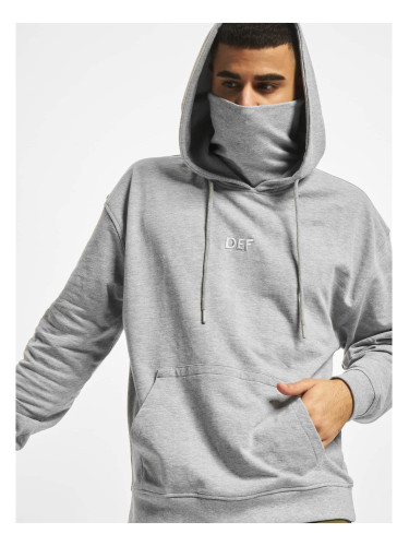 DEF Hendrik Hoody Grey Melange Grey Melange