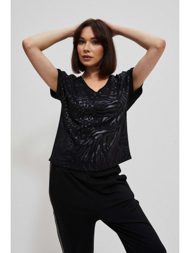 Marisse Women's T-Shirt Z-Ts-3912 Black