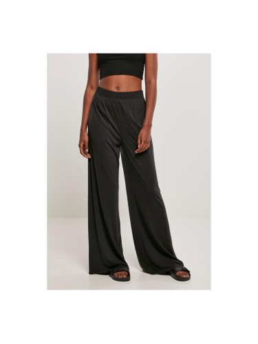 Women's Modal Wide Trousers Black