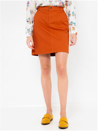 Orange skirt CAMAIEU - Ladies