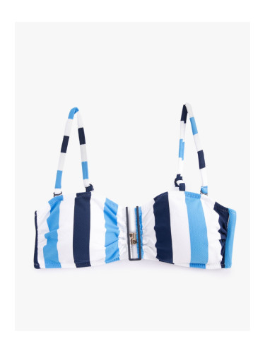 Памучен бикини топ с подвижни презрамки