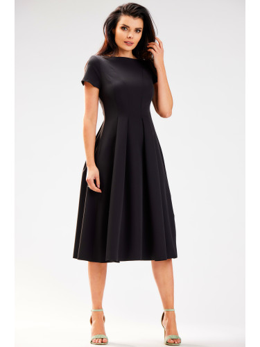 Awama Woman's Dress A569 Black