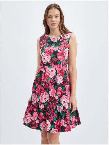 Orsay Black & Pink Women's Floral Dress - Women's