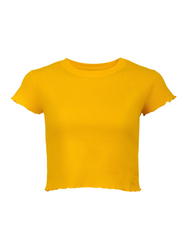 Yellow women's T-shirt NAX Reisa