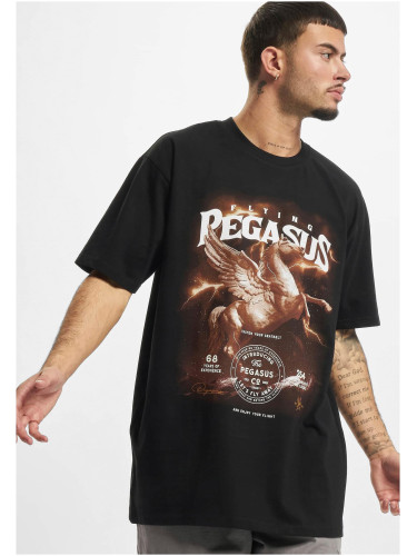 Black T-shirt Pegasus Oversize