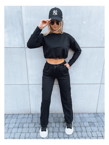 Komplet dresowy damski CHARM czarny Dstreet
