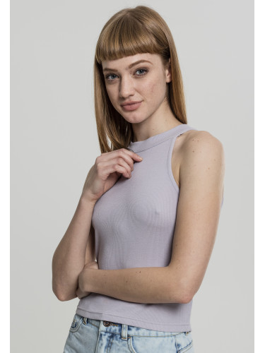 Women's Cropped Top Turtleneck - Grey