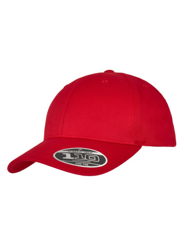 Flexfit 110 Curved Visor Snapback Red