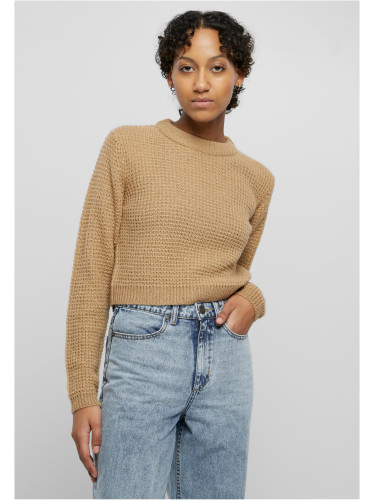 Women's short sweater UC - beige