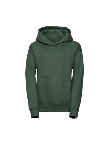 Green Hooded Sweatshirt Russell
