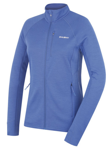 Women's merino sweatshirt HUSKY Alou L blue