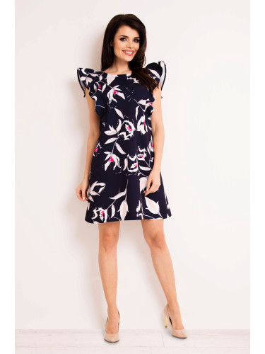 Infinite You Woman's Dress M123 Navy Blue