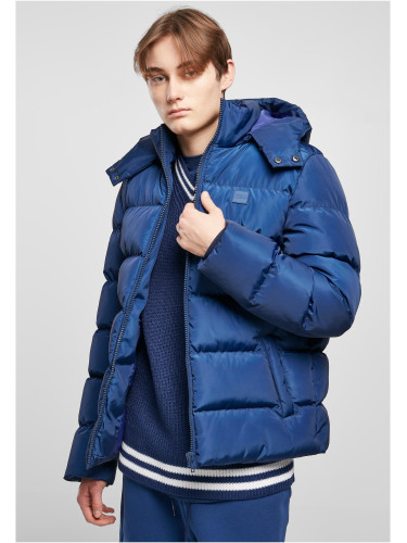 Puffer Jacket with Hood spaceblue