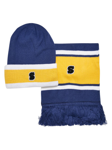 College Team Beanie & Spaceblue/CaliforniaYellow/WHT Wrap