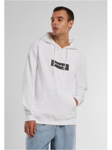 Pray Boxlogo Hoody Tee White