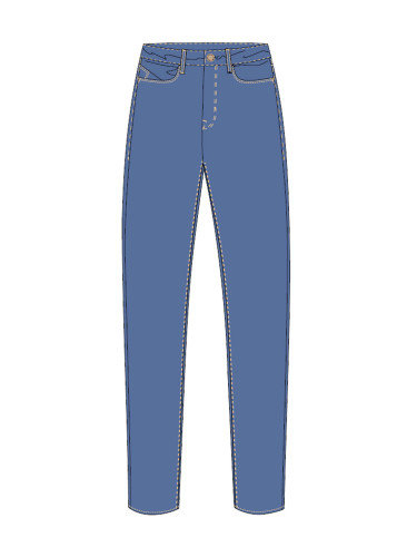 Marisse Women's Jeans L-Je-4002 D.Blue