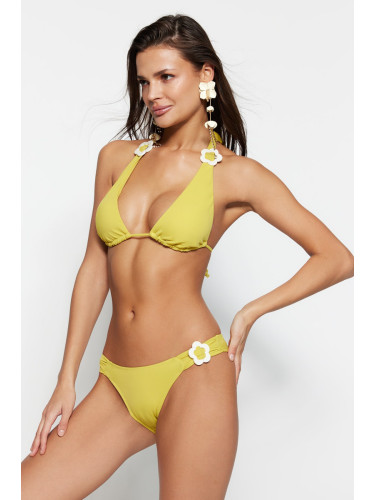 Trendyol масло зелени аксесоари нормален крак бикини дъното