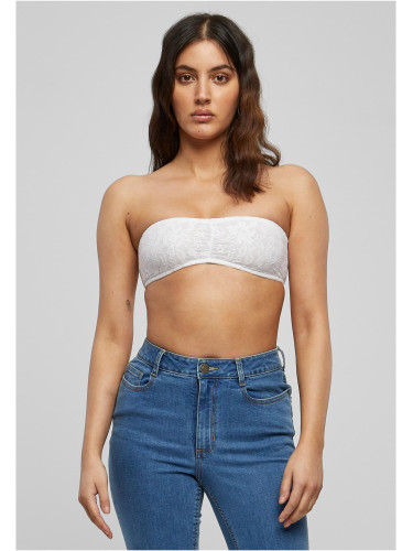 Women's Bandeau Lace White