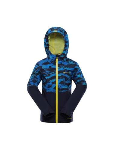 Children's jacket with ptx membrane ALPINE PRO IMPECO mood indigo