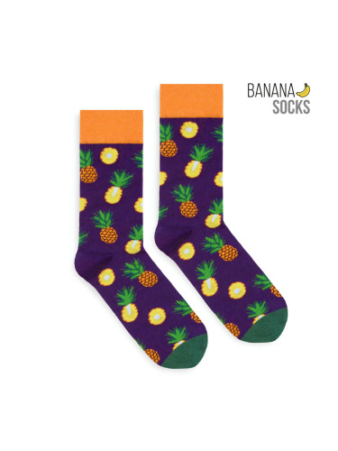 Banana Socks Unisex's Socks Classic Pineapple