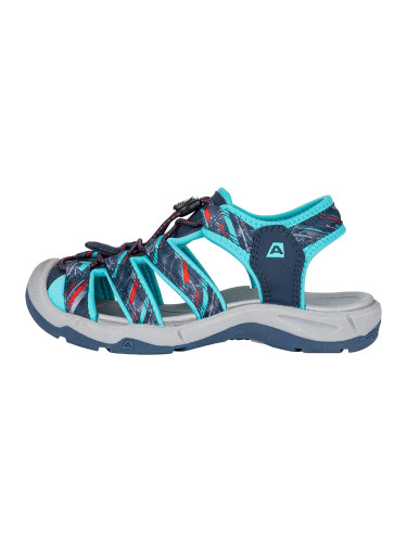 Children's summer sandals ALPINE PRO GASTER scuba blue
